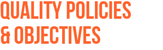 Quality Policies & Objectives